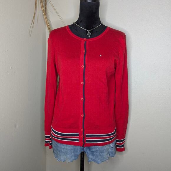 Red navy and white striped - Picture 2 of 5